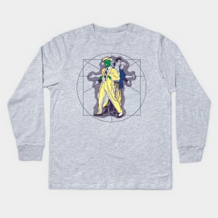 vitruvian jim Kids Long Sleeve T-Shirt